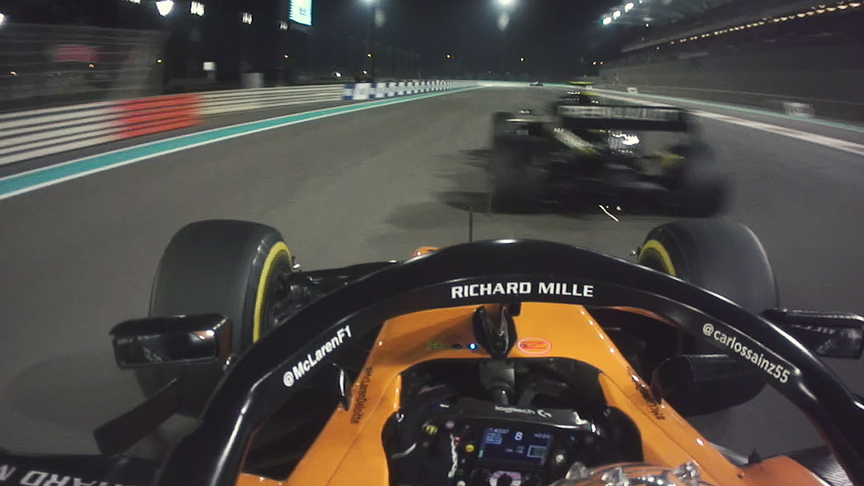 Abu Dhabi GP: Sainz overtakes Hulkenberg for P10