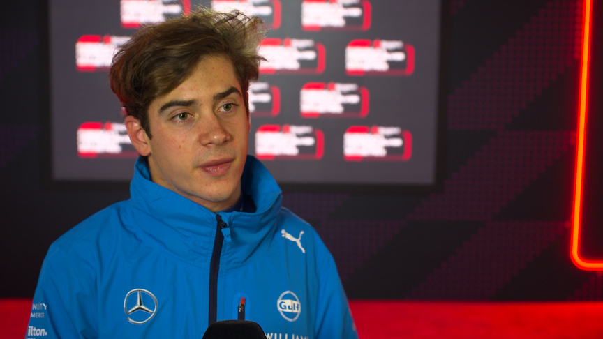 Colapinto was 'struggling to find grip' in Las Vegas FP2 