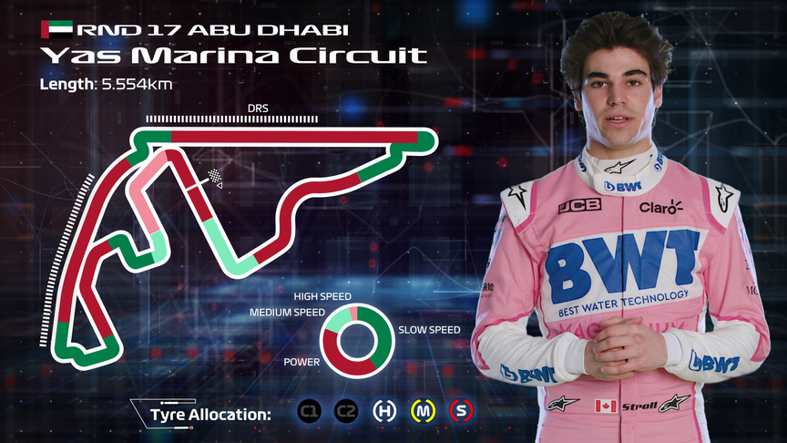 Abu Dhabi: Lance Stroll's Yas Marina Circuit guide