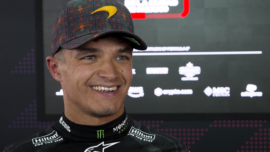 Norris 'playing a little bit of catch-up' after missing FP1 