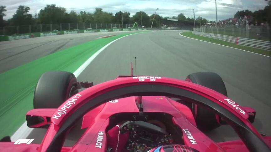 ONBOARD: Raikkonen takes Monza pole with fastest ever F1 lap