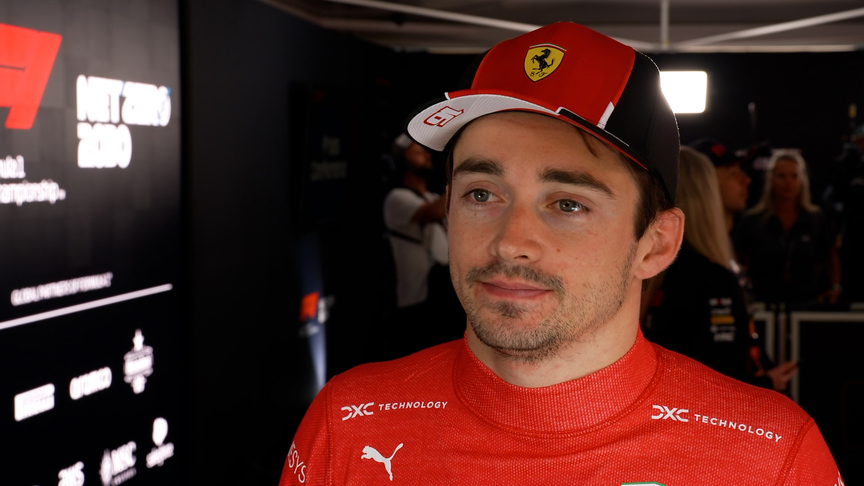 ‘No doubt the team is making progress – we are getting there,’ insists Leclerc after P2 finish