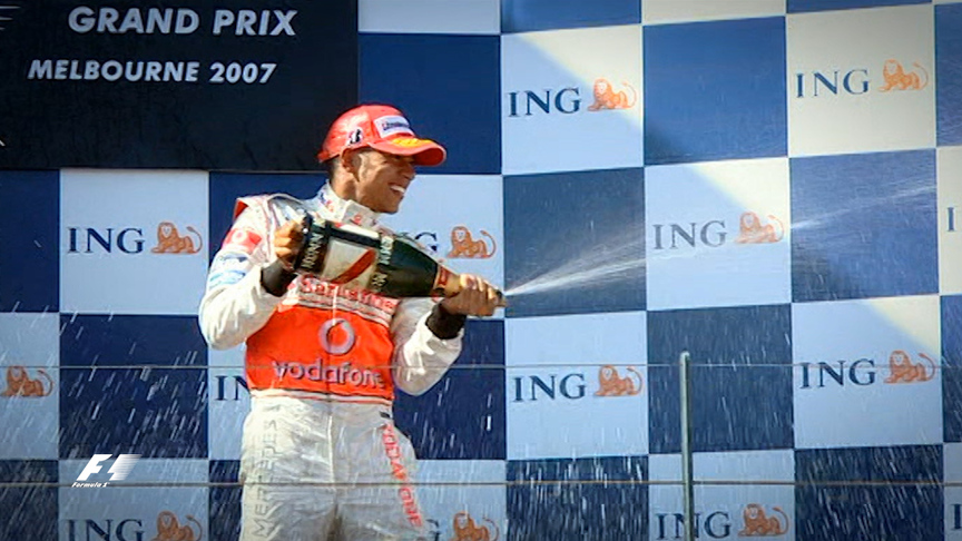 F1 VAULT: Hamilton's electrifying first race