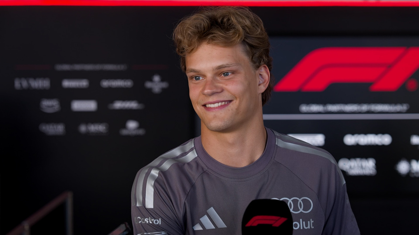 Aron: 'Always a pleasure' to drive in FP1
