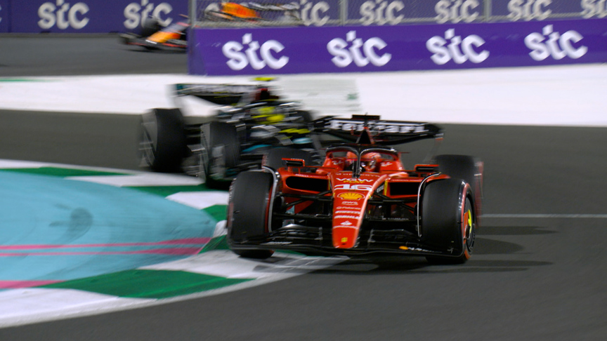 2023 Saudi Arabian Grand Prix: Leclerc gets past Gasly and Hamilton as he charges up from P12