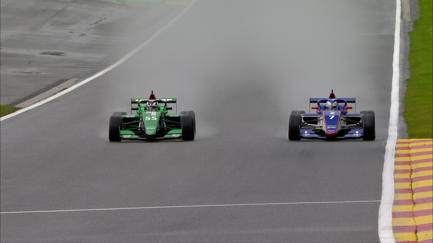 W Series: Kimilainen overtakes Chadwick with brilliant move at Spa-Francorchamps