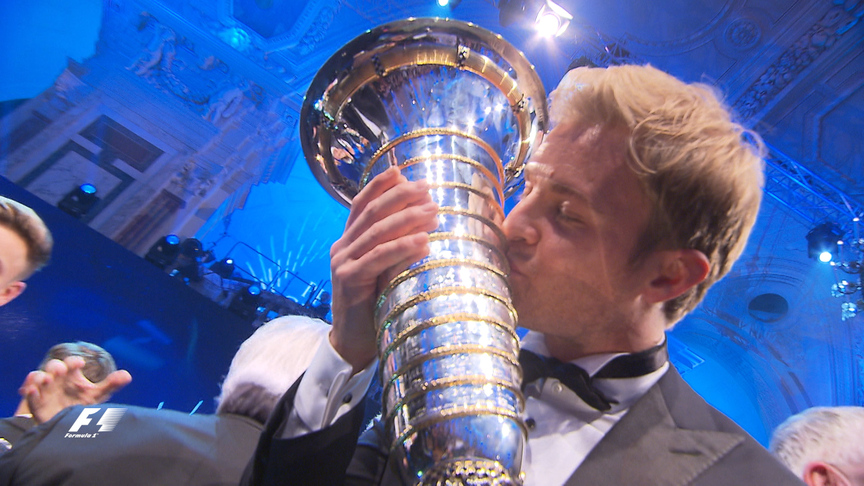 FIA Prize-Giving 2016: Top 3 drivers receive their trophies