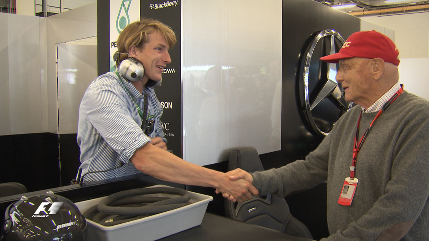 When Niki Lauda met Freddie Hunt