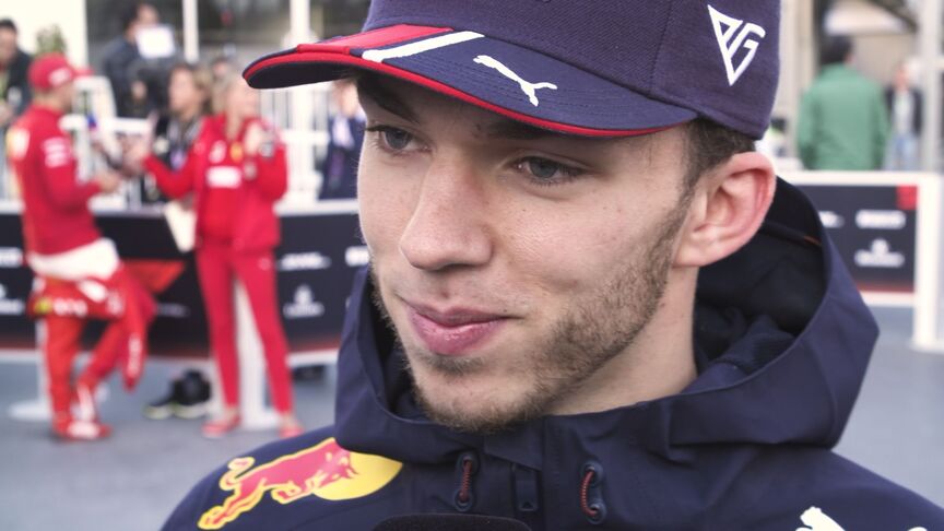 Pierre Gasly: Keen to move on after a 'strange weekend'