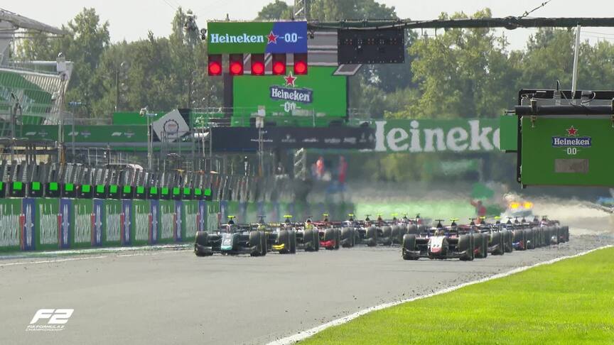F2 2020 Round 8: Italian Grand Prix sprint race highlights