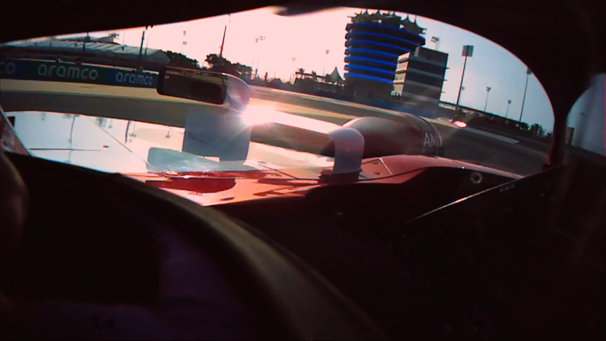 2022 Bahrain GP FP1: Ride onboard with rookie Zhou’s visor cam