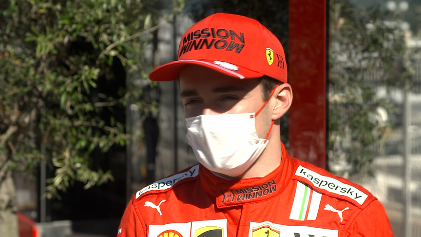 Charles Leclerc 'quite surprised' by performance in FP2