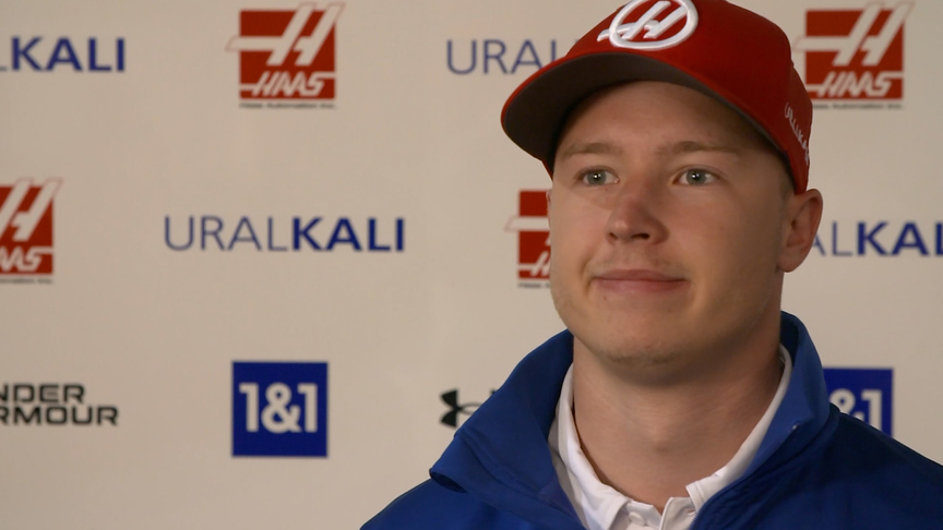 Nikita Mazepin questions 'not very nice' kerbs after missing FP2 with chassis damage