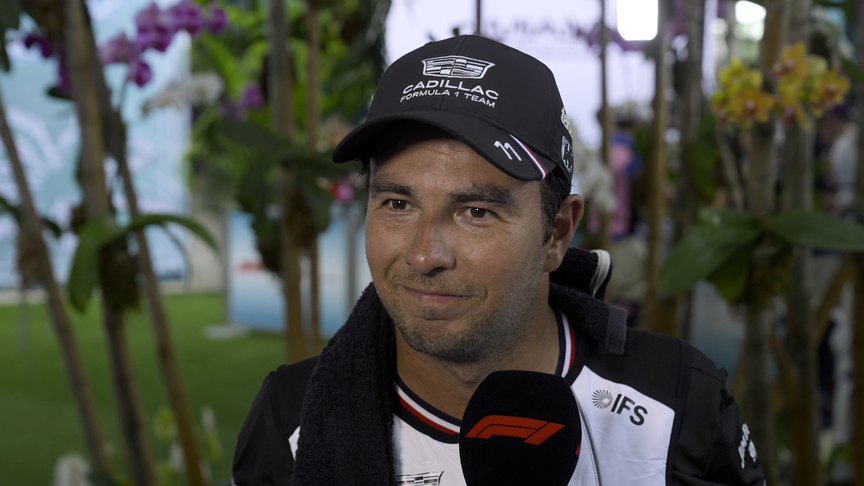 'We were racing!' Perez pleased to be back in the action