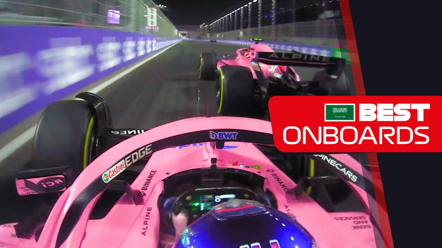 Top 10 Onboard Moments: 2022 Saudi Arabian Grand Prix