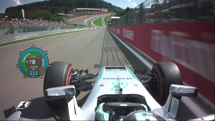 Onboard pole position lap - Nico Rosberg, Belgium 2016