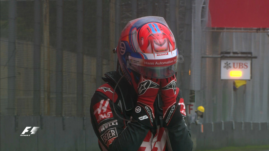 Grosjean's race over before it begins