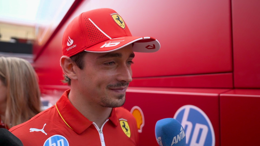 Leclerc reveals how Leo and Roscoe met prior to 2024 Hungarian Grand Prix