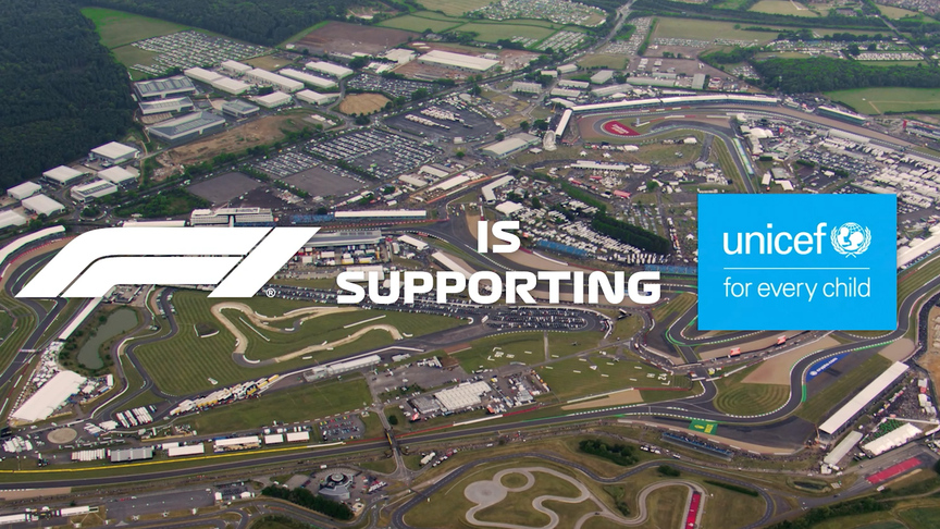 F1 is supporting UNICEF