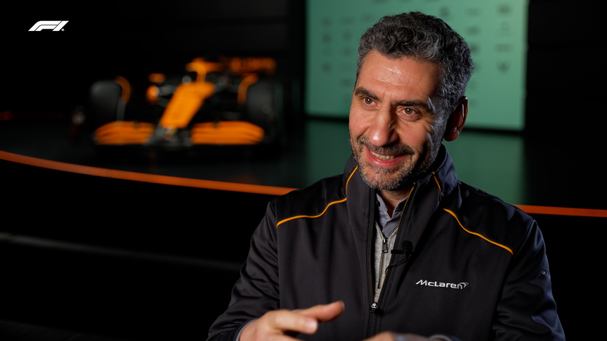 Andrea Stella previews the upcoming 2024 season at the launch of the new McLaren livery