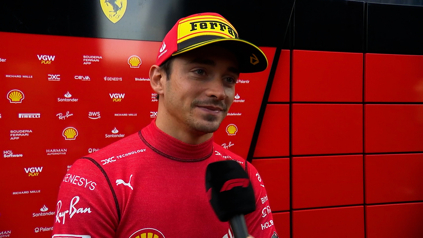 Leclerc 'happier' with Ferrari balance after Friday practice at Monza