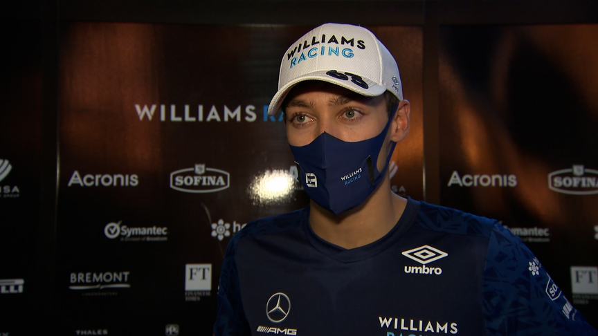 George Russell: Wind makes Bahrain GP 'long and tricky race'