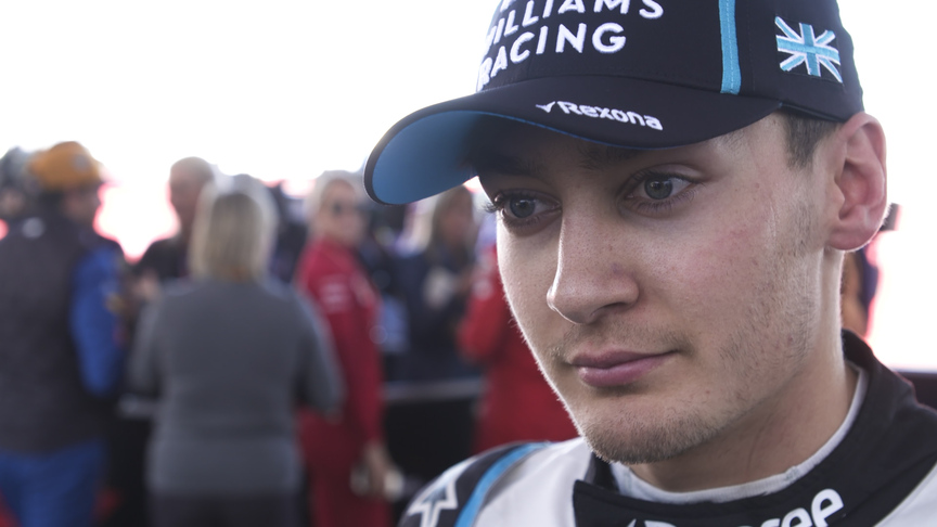 George Russell: 'Harder than expected' out there today