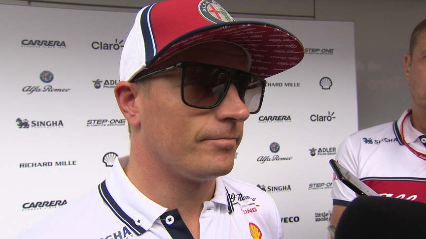 Kimi Raikkonen: Track conditions 'not ideal for anybody'