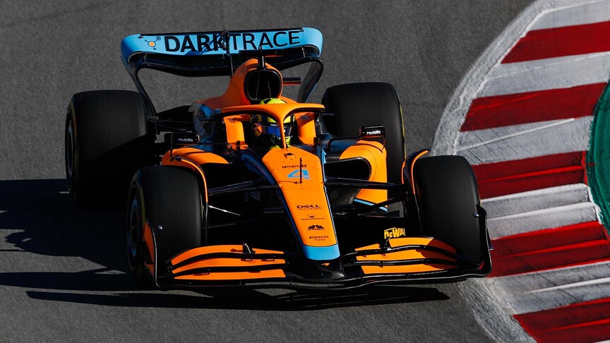 McLaren shake down 2022 car at Barcelona