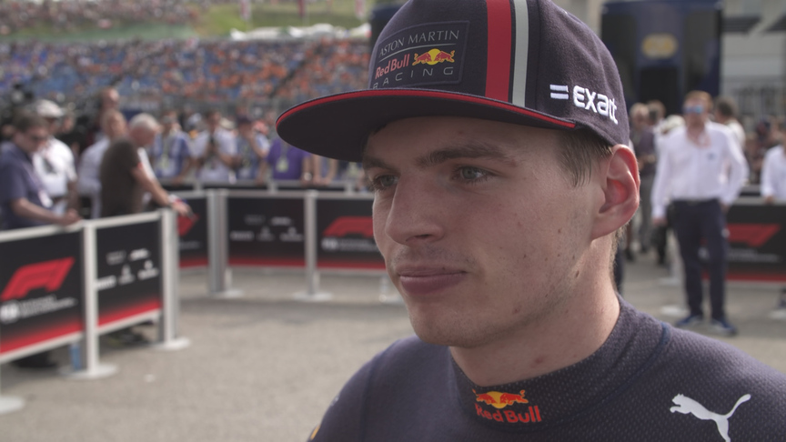 Max Verstappen: 'It's nice - but the points are on Sunday'