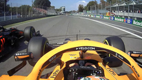 2021 Italian Grand Prix: Onboard with Daniel Ricciardo as he takes the lead at the start of the Italian GP