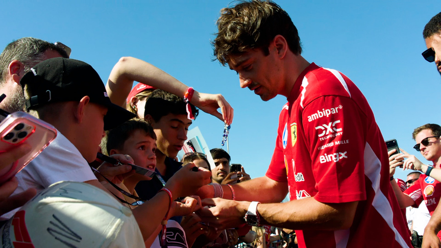 Driver Arrivals: Drivers arrive at Circuit de Barcelona-Catalunya