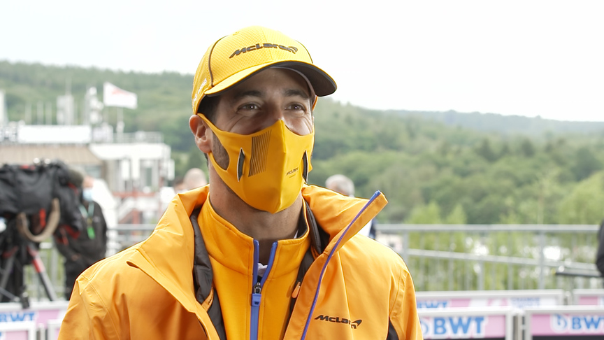 Daniel Ricciardo returns with spring in his step