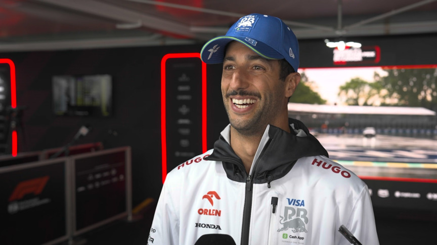 Ricciardo felt 'all round love and happiness' finishing P5 in Friday practice