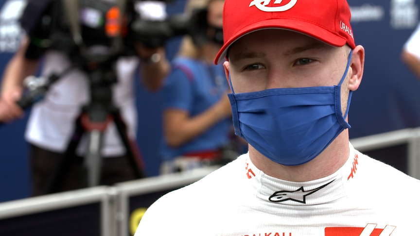 Nikita Mazepin 'took opportunity' to battle team mate Schumacher at Paul Ricard