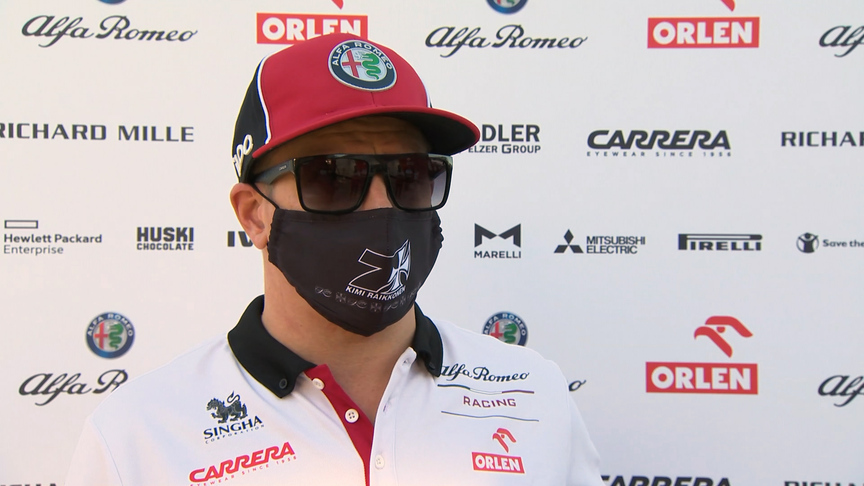 Kimi Räikkönen's car 'doesn't feel that great' despite P8 in first Portugal practice