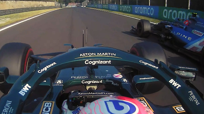 2021 Italian GP F1 Sprint: Onboard with Vettel and Ocon as they fight for position during Sprint around Monza