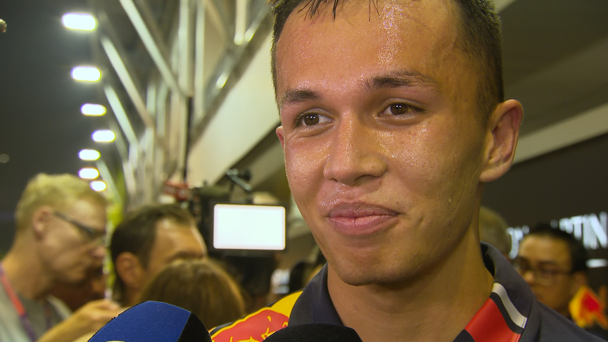 Alexander Albon: 'It wasn't the easiest day'