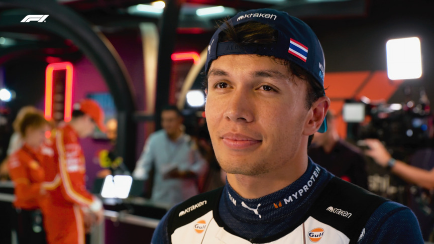 P12 ‘better than we expected’ says Albon