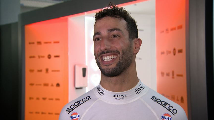 Daniel Ricciardo 'talking himself' through 'maze' of Jeddah Corniche Circuit