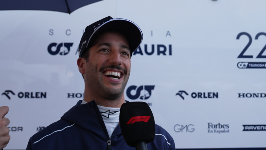 ‘It was a good day’ – Ricciardo beaming after top-six pace in Friday practice in Mexico