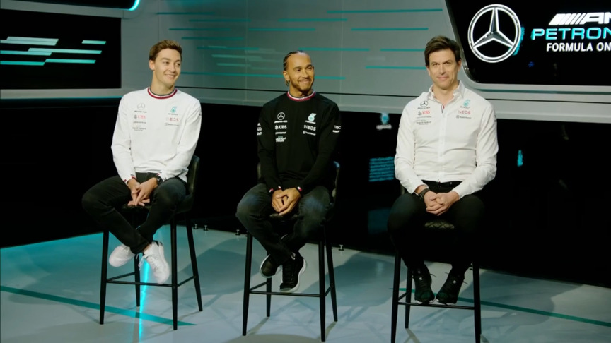 George Russell on working alongside his 'hero' Lewis Hamilton