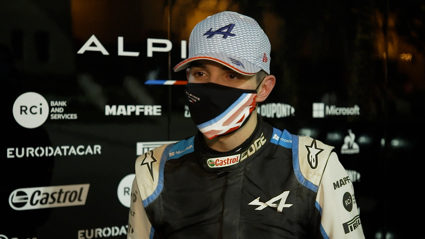 TESTING DAY 1: Esteban Ocon 'still eating sand' after strong opening day