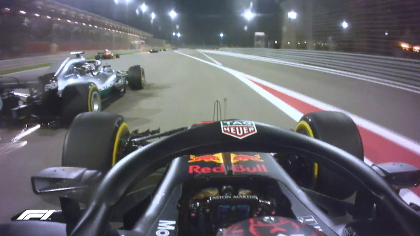 RACE: Verstappen and Hamilton go wheel to wheel