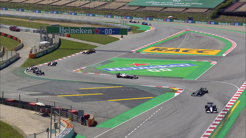 2021 Spanish GP Qualifying: Norris hits traffic jam on flying lap