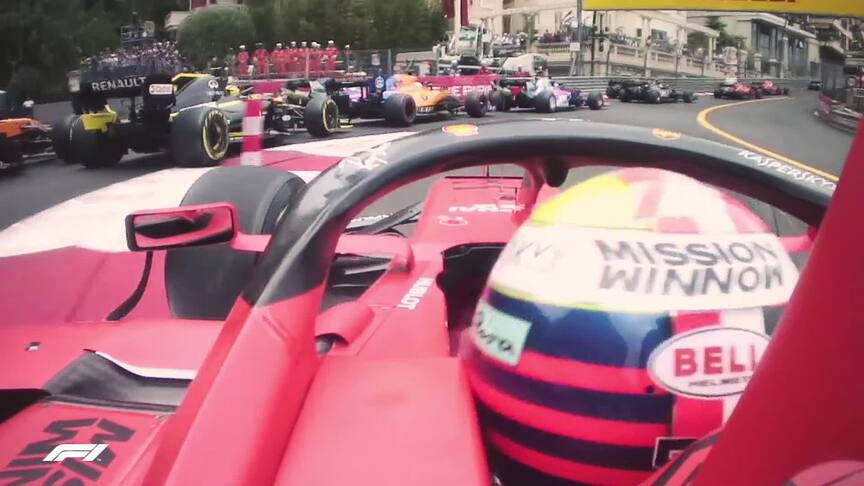 The ultimate hypercut from the start of the Monaco Grand Prix