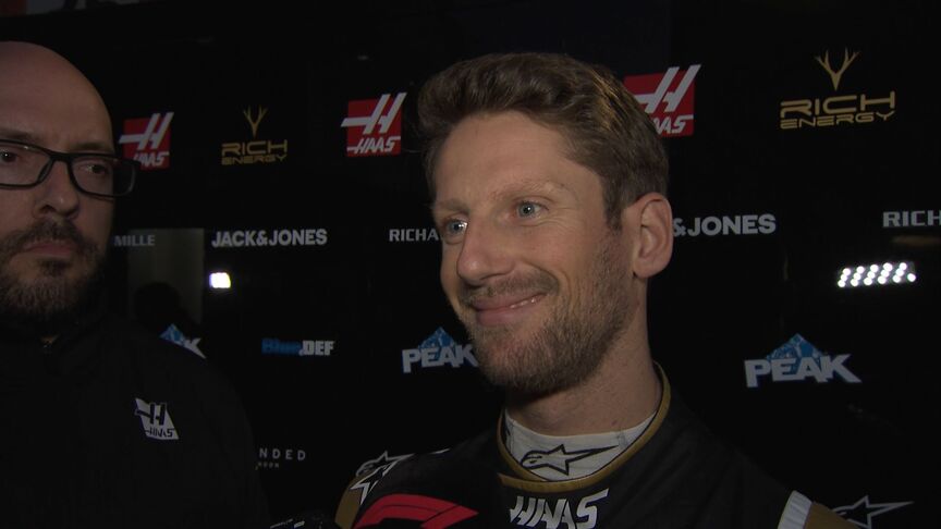 Romain Grosjean - 'Feeling is better than on Day 1'