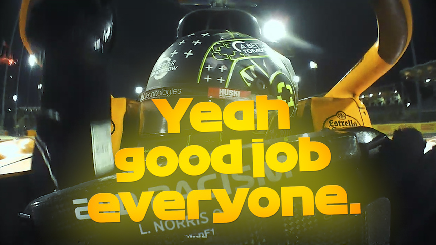 Norris & Sainz celebrate P4 and P5 for McLaren at Bahrain GP