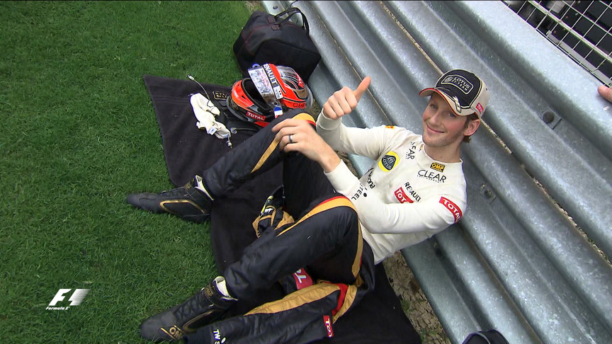 Romain Grosjean F1 career highlights