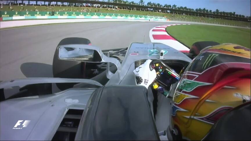 Onboard pole position lap - Lewis Hamilton, Malaysia 2017